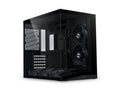 LIAN LI O11D MINI V2 Flow | Compact ATX Mid-Tower Airflow Computer Case | Panoramic View | High-Performance Airflow | Includes 5 X 120Mm Reverse Blade Fans | Cable Management | Black (O11DMIV2FX)